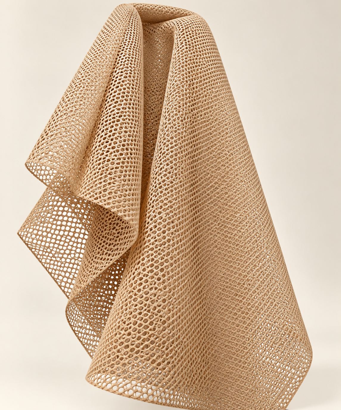 Semi-Stiff & Semi-Stretch Big Hole Mesh for Hair Integration | 1 Yard
