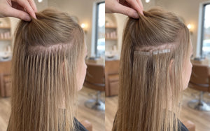 Micro keratin bonds vs tape extensions fine hair