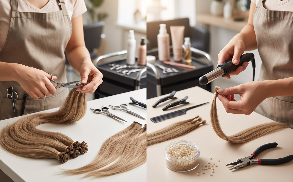 Can keratin extensions be reused? A guide to re-bonding