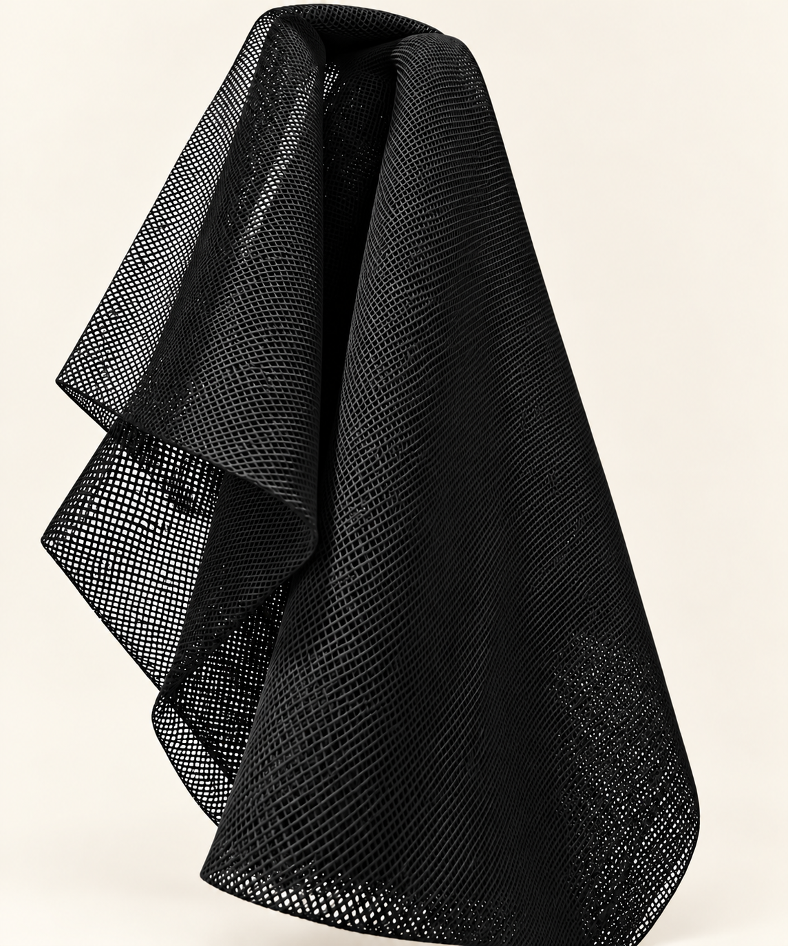 Semi-Stiff & Semi-Stretch Big Hole Mesh for Hair Integration | 1 Yard